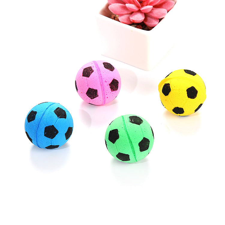 Foam Marbles Football Modeling Cat Toy