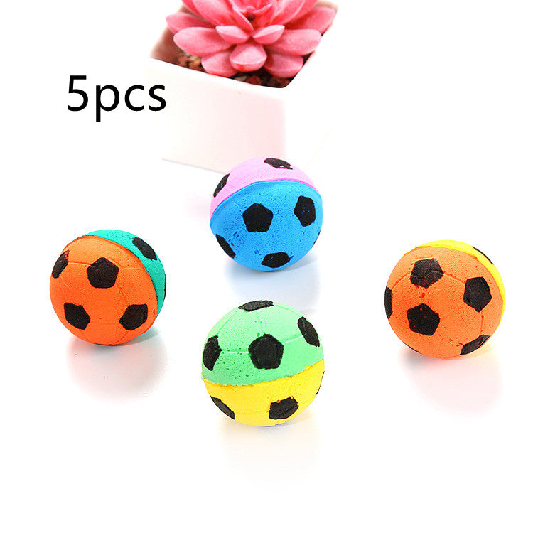 Foam Marbles Football Modeling Cat Toy