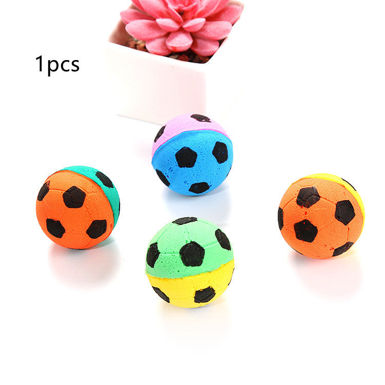 Foam Marbles Football Modeling Cat Toy